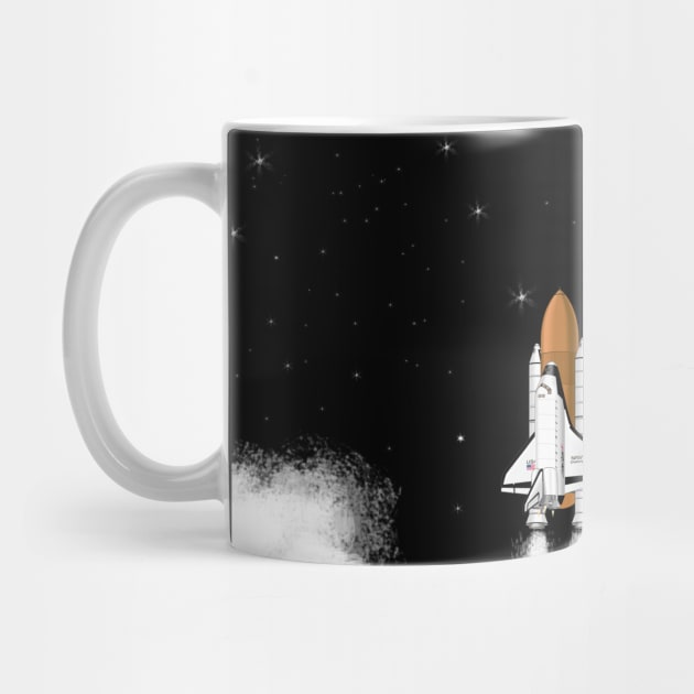 Shuttle Launch by euglenii